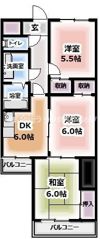 リバーサイド仁和寺の間取り画像