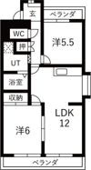 マンション遠山の間取り画像