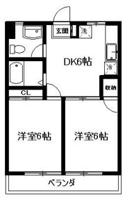 ロイヤルコーポ和泉の間取り画像