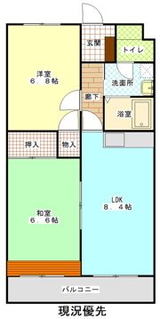 ビューしじみの森の間取り画像