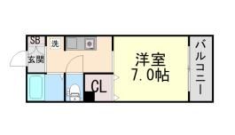 ベルディ灘の間取り画像