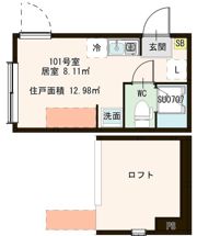 ハーモニーテラス大山金井町の間取り画像