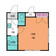 御殿町ハイツ Aの間取り画像