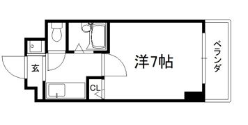 ユニバーシティ丸光の間取り画像