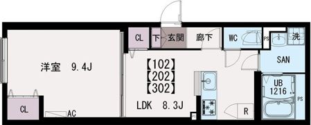 TS.西小岩の間取り画像