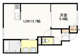 (仮称)八幡5丁目アパートの間取り画像