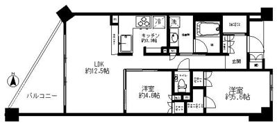 マジェスティハウス新宿御苑パークナードの間取り画像