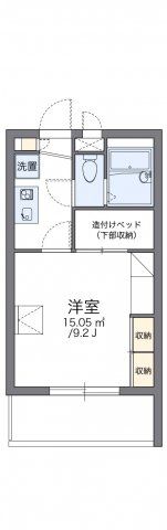 レオパレス松島中前の間取り画像