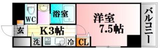 プラージュ村本の間取り画像