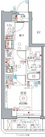 クレヴィスタ高円寺の間取り画像