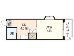 シャトー金口の間取り画像