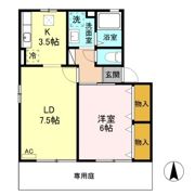 高崎グリーンハイツ Ⅴ A/Bの間取り画像