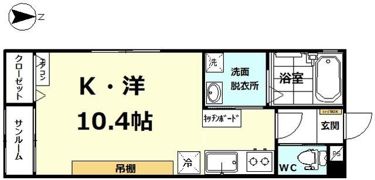 ステイツ寺町の間取り画像