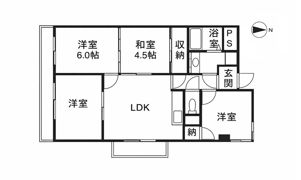 アサヒパレス港町の間取り画像