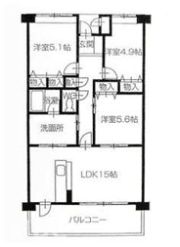 エスポワールの間取り画像