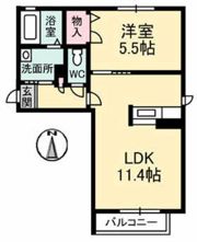 サンクラスト C棟の間取り画像