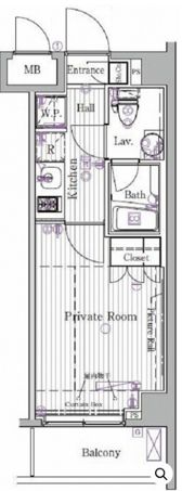 NISHI IKEBUKURO RESIDENCEの間取り画像