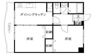 ソレイユ中央の間取り画像