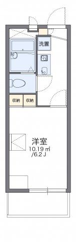 レオパレスKKS中宮の間取り画像