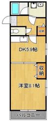 プレステージ小倉の間取り画像