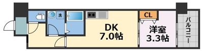 Alivis新町の間取り画像