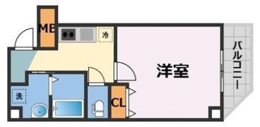 フィオーラマンション天王寺の間取り画像