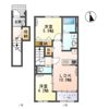 小信中島郷西新築アパートの間取り画像
