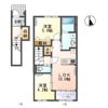 小信中島郷西新築アパートの間取り画像