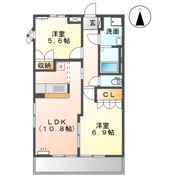 シャロームの間取り画像