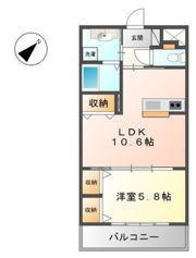 大原駅前セントラルマンションの間取り画像