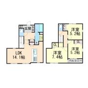 ブルーハイツ上野1の間取り画像