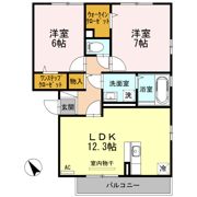 サンパティークの間取り画像
