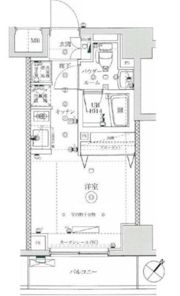 イアース横濱関内の間取り画像