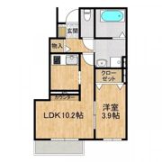 朝日レジデンス荒川本郷Bの間取り画像