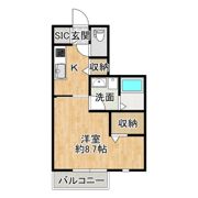 ブリージアうずら野B棟の間取り画像