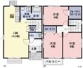 稲葉様戸建賃貸住宅A棟の間取り画像