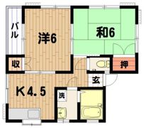 ハウスFの間取り画像