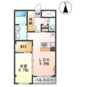 カンタータ観音寺新町の間取り画像