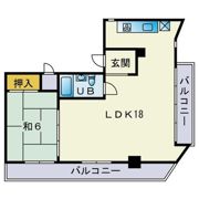 サンハイツ比恵の間取り画像