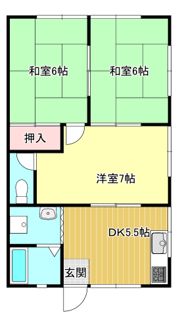 ウイズはかざの間取り画像