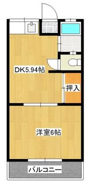 青葉荘の間取り画像