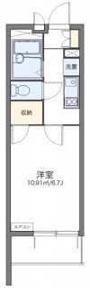 レオパレストウメイの間取り画像