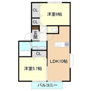 ベルジュールの間取り画像