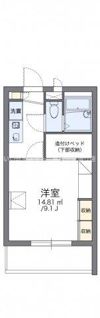 レオパレスラフィーネの間取り画像