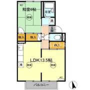 クレセントくばら B棟の間取り画像