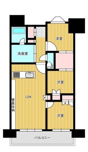 ライオンズ三国の間取り画像