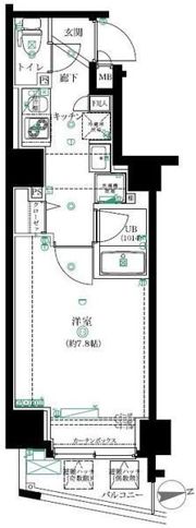 フェルクルール赤羽岩淵の間取り画像