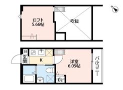 ティモアール東川口の間取り画像