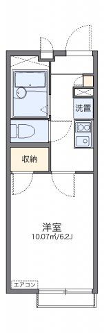 レオパレスフローリッシュⅡの間取り画像