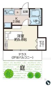 カーサ富士の間取り画像